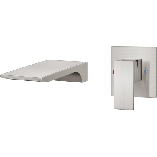Wall Mounted Basin Mixer Tap in Chrome Finish | Heavy-Duty Brass Made | Hot & Cold Water Tap | Dior Series