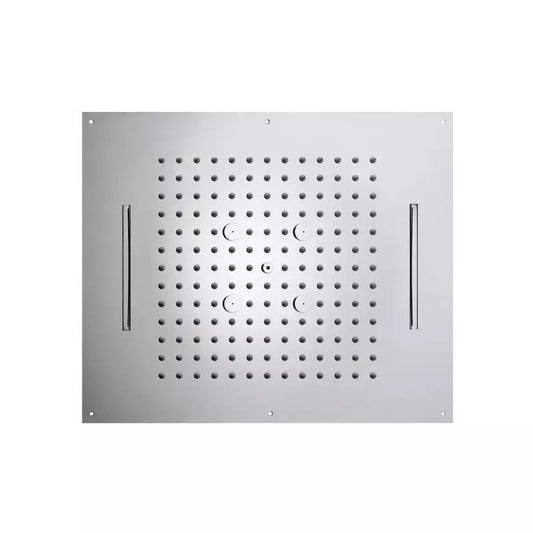 22x20" Ceiling Shower with Rain, Mist, Waterfall | Chrome Finish SS304 | Spa-Style Concealed Head