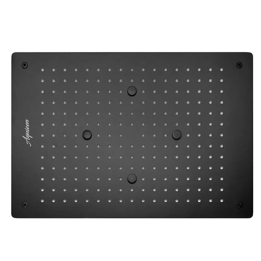 19x13" Ceiling Shower with Rain & Mist Modes | Matte Black Finish SS304 | Luxury Spa Shower