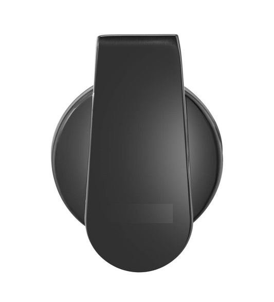 Angle Cock with Wall Flange in Matte Black Finish | Heavy-Duty Brass Made | PVD Coated | Entice Series