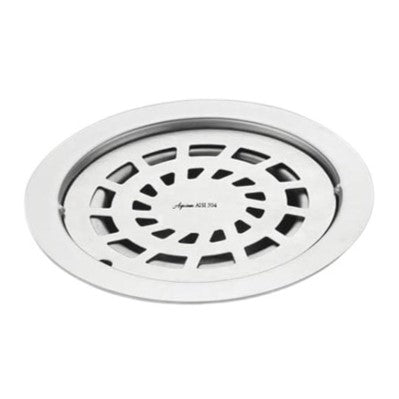 5x5 Inch Floor Grating / Drainer In Matte Finish | Round Design & Heavy-Duty SS304 Drainer | Anti-Clog & Rust-Resistant Drain Cover for Bathroom & Kitchen