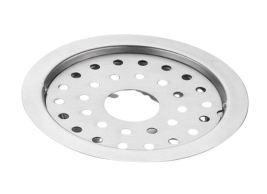 5x5 Inch Floor Grating / Drainer With Pipe Hole | Classic Round Design & Heavy-Duty SS304 Drainer In Matte Finish | Anti-Clog & Rust-Resistant Drain Cover for Bathroom & Kitchen
