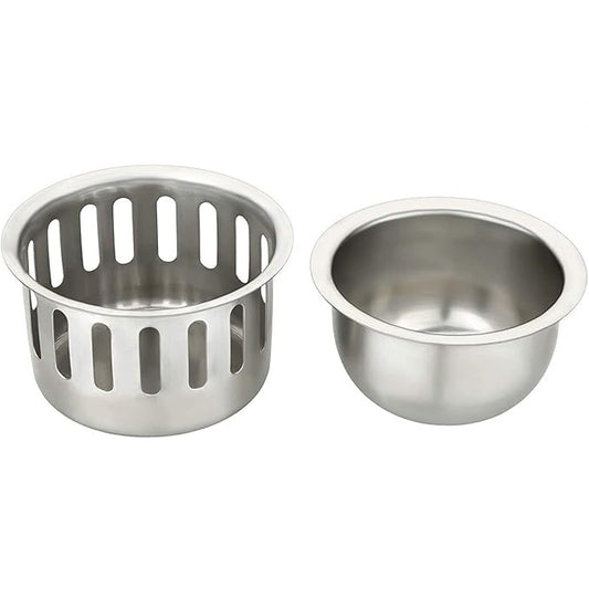 Anti-Foul Cockroach Trap | SS304 Stainless Steel Floor Drain Cover in Brushed Silver Finish
