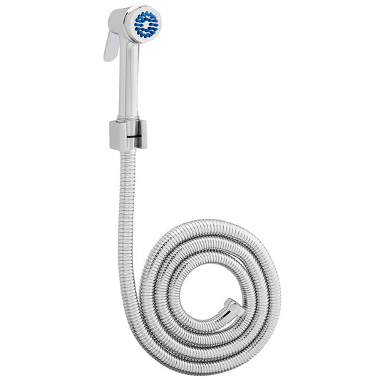 Health Faucet Set in Chrome Finish - Quince Series Brass Jet Spray with 1m SS Hose & Hook