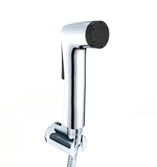 Health Faucet Set in Chrome Finish - Blanco Series Round Shape ABS Jet Spray with Hose & Hook