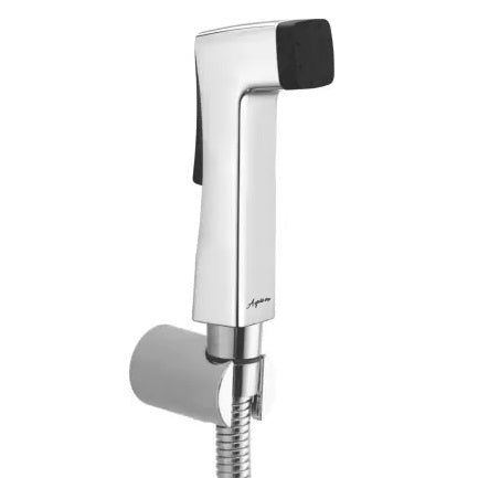 Health Faucet Set in Chrome Finish - Blanco Series Square Shape ABS Jet Spray with Hose & Hook