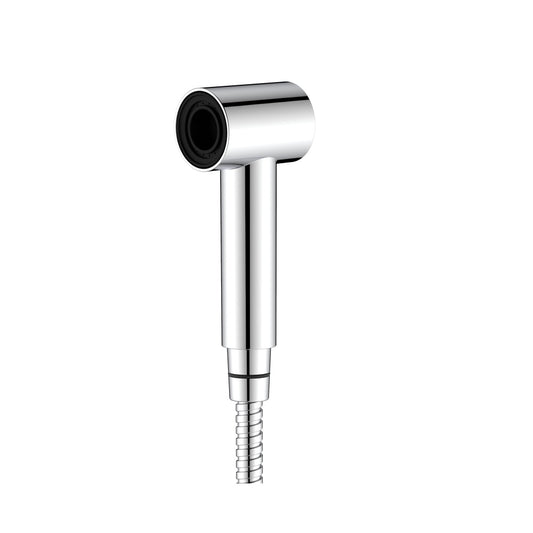 Health Faucet Set in Chrome & Black Finish - Magna Series ABS Jet Spray with Magnetic Hook & Hose