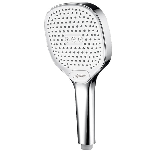 3-Function Hand Shower, Chrome Finish, ABS Body, Wall-Mounted for Bathroom Use - Ruby Series