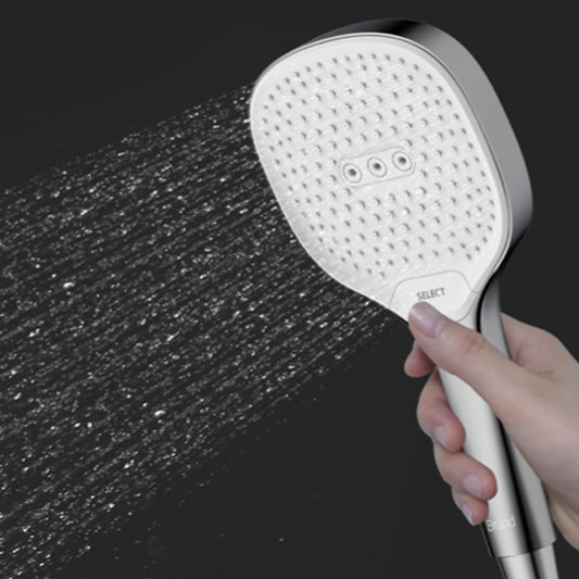 3-Function Hand Shower, Chrome Finish, ABS Body, Wall-Mounted for Bathroom Use - Ruby Series