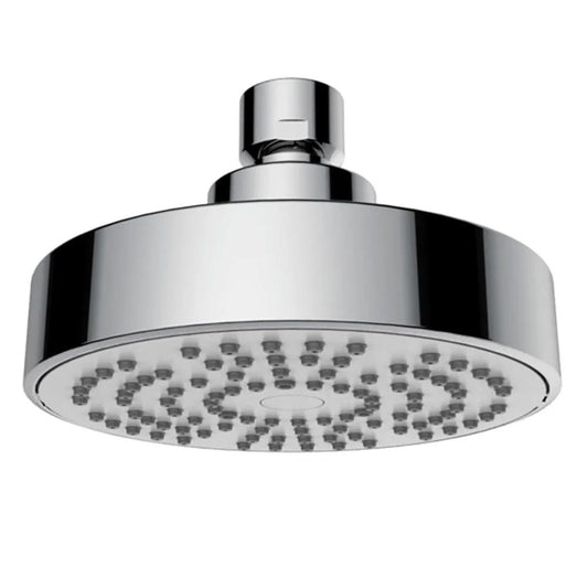4-Inch Round Overhead Shower with Rain Flow - ABS Body, Chrome Finish, Wall/Ceiling Mounted, Classic Series
