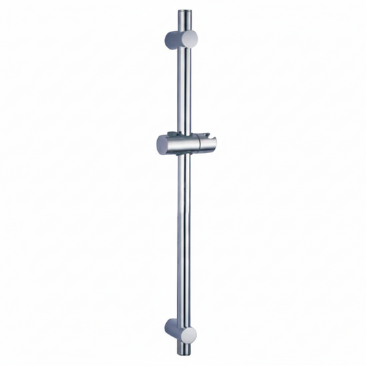 Shower Sliding Rail with Adjustable Height & Angle | Made of Stainless Steel | Silver Color | Wall-Mounted