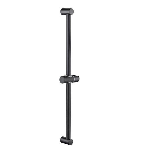 Shower Sliding Rail with Adjustable Height & Angle | Made of Stainless Steel | Black Color | Wall-Mounted