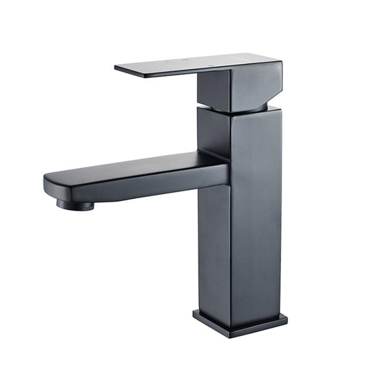 Deck Mounted Basin Mixer Tap in Matte Black Finish | Heavy-Duty Brass Made | Hot & Cold Water Tap | Nero Series