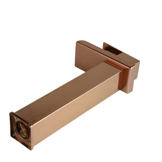 Extended Body Basin Mixer Tap in Rose Gold Finish | Deck Mounted | Heavy-Duty Brass Made | Hot & Cold Water Tap | Qua Series