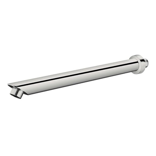 9-Inch Wall-Mounted Round Shower Arm | Stainless Steel in Silver Finish | Overhead Shower Extension