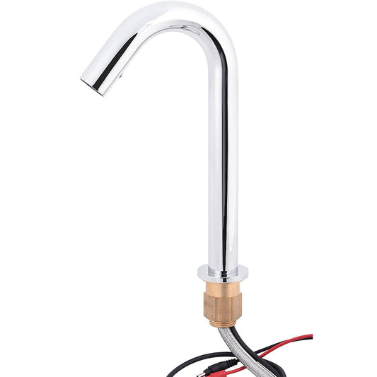 Extended Body Sensor Tap in Chrome Finish - Brass Touchless Infrared Faucet for Bathroom & Kitchen