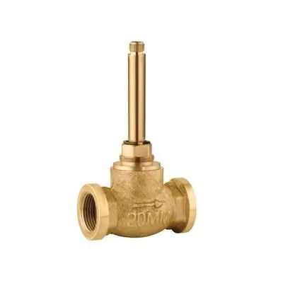 3/4 Inch Concealed Stop Cock with Wall Flange - Brass Body Chrome Finish Water Control Valve