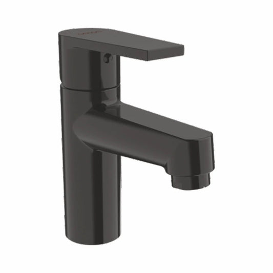 Entice Series Hot & Cold Water Basin Mixer Tap | Brass Faucet | Matte Black Finish Sink Mixer Tap with PVD Coating | Deck-Mounted