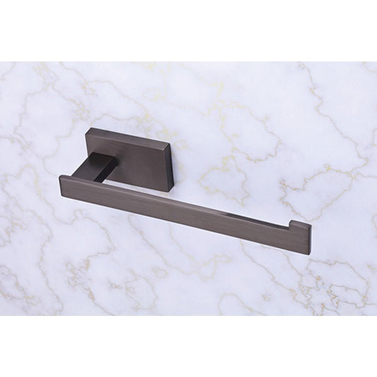 Wall-Mounted Napkin Ring Holder - Heavy-Duty Brass in Matte Black Finish with Powder Coating - Amarillo Series