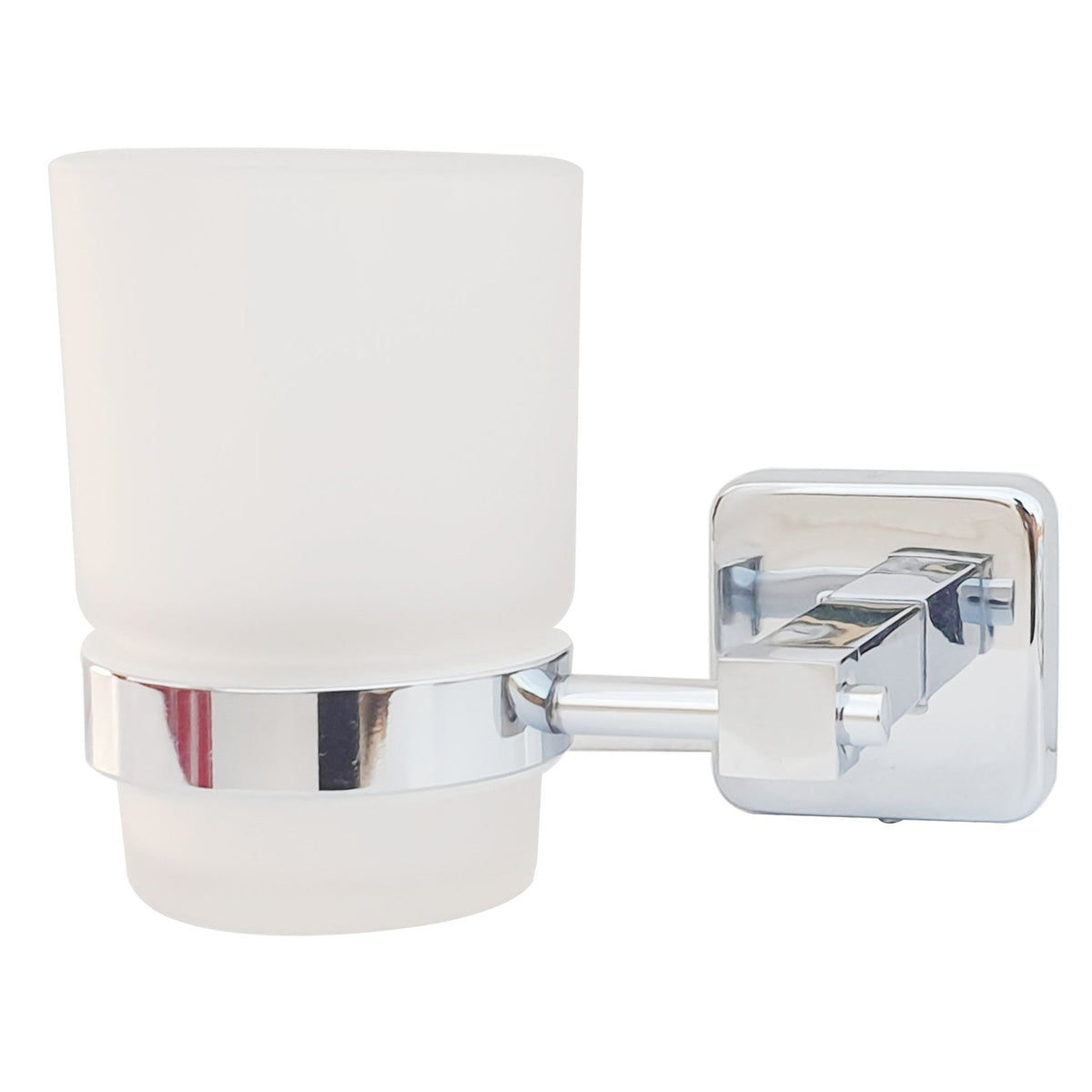 Wall-Mounted Tumbler Holder - SS304 Stainless Steel Body with Chrome Finish, Durable and Functional Bathroom Addition | Blanco Series