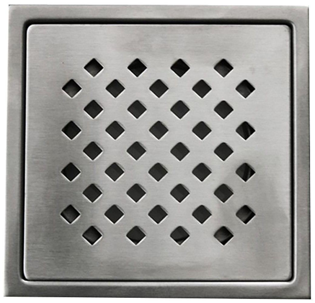 Aquieen  SS 304 Grade Bathroom Floor Water Drain Grating - 6 x 6"