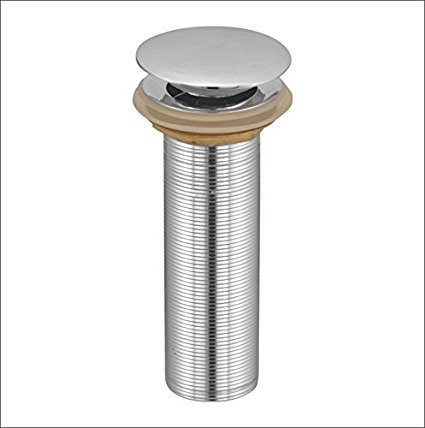 Aquieen Chrome Brass Full Threaded Pop Up Waste Coupling, 7"