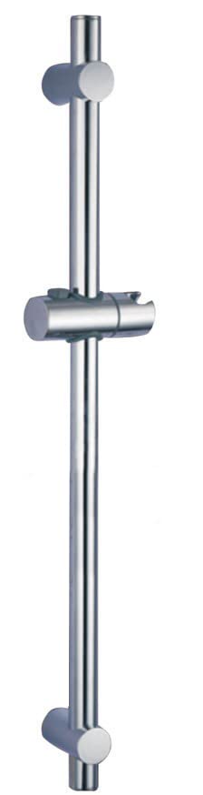 Aquieen Shower Sliding Rail, Shower Rod Variable with Height and Angle Adjustable Mounting Brackets Suitable for 1/2 G Connector, 660 mm