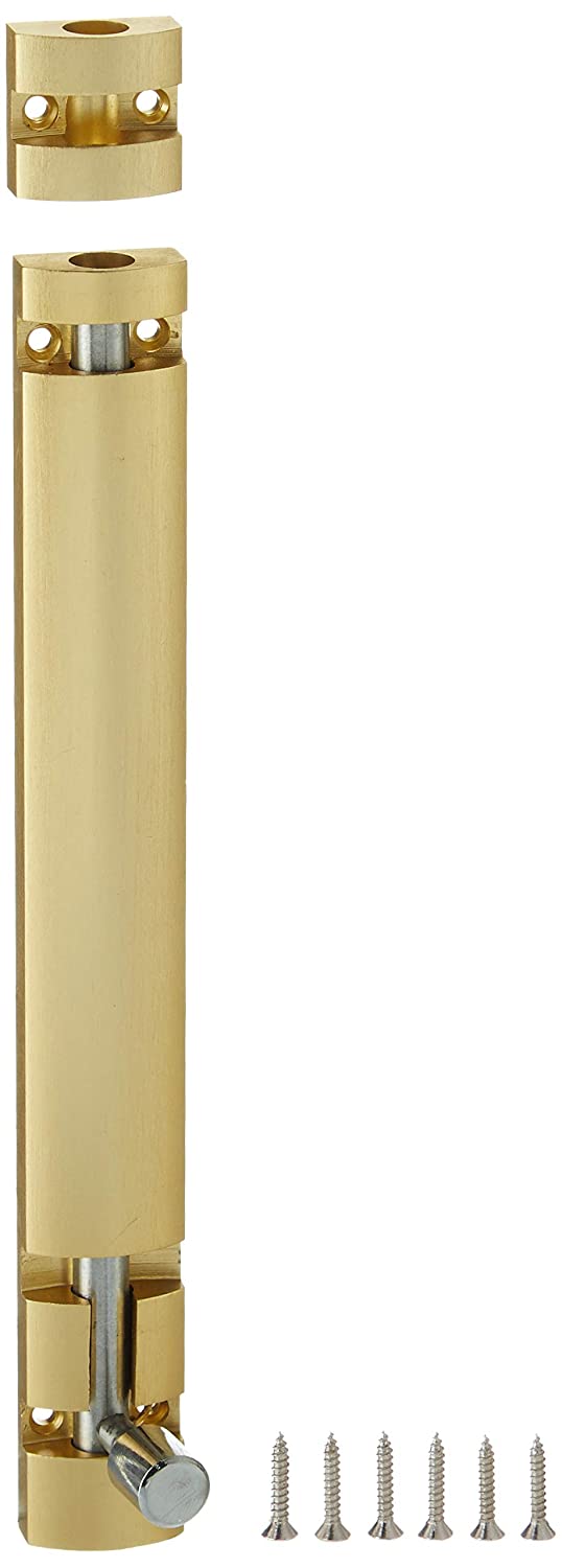 Aquieen TB651 SS 304 Tower Bolt Set Heavy (8", Gold)