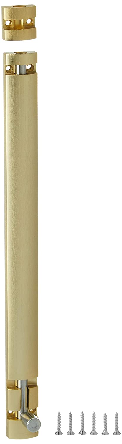 Aquieen TB651 SS 304 Tower Bolt Set Heavy (12", Gold)