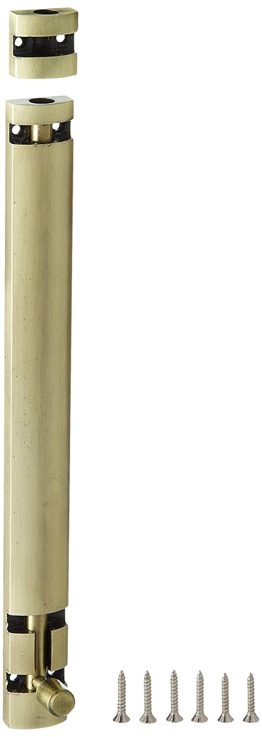 Aquieen TB651 SS 304 Tower Bolt Set Heavy (10", Antique Brass)