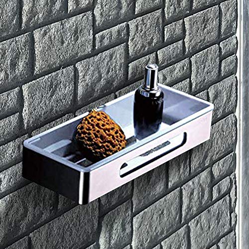 Aquieen Multi-Purpose Wall Shelf - SS 304 304 & ABS for Bathroom & Kitchen