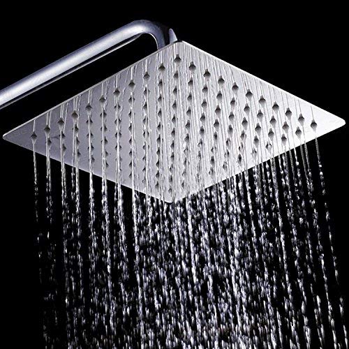 Aquieen SS 304 Grade Rain Overhead Shower (8 x 8")