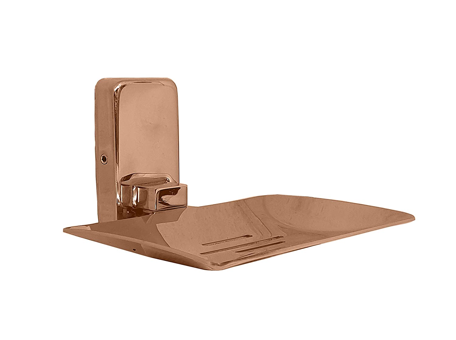 Aquieen Luxury Series Wall Mounted Soap Dish Compel (Grade AISI SS 304) (Rose Gold)