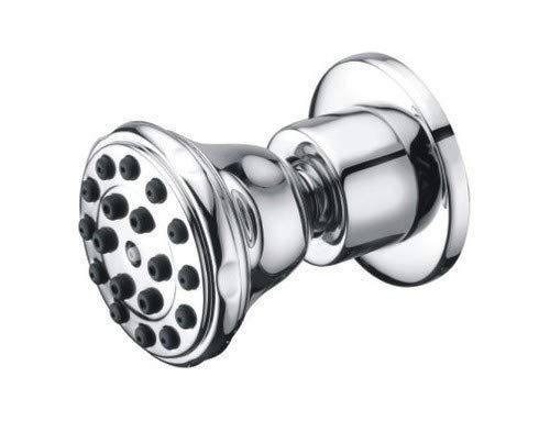 Aquieen Wall Mounted 2 Function Body Shower Jets Rain & Mist with Wall Flange Brass (Round)
