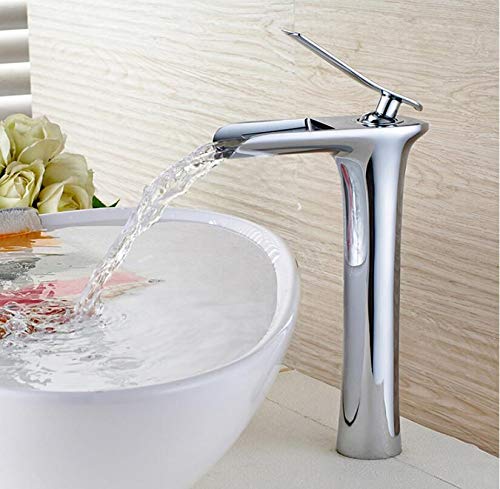 Aquieen Luxury Series Extended Body Hot & Cold Basin Mixer Basin Tap (Vink-Chrome)