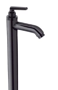 Aquieen Extended Body Tall Pillar Cock Cold Basin Tap (Pillar Cock - Ruby Metallic Black)