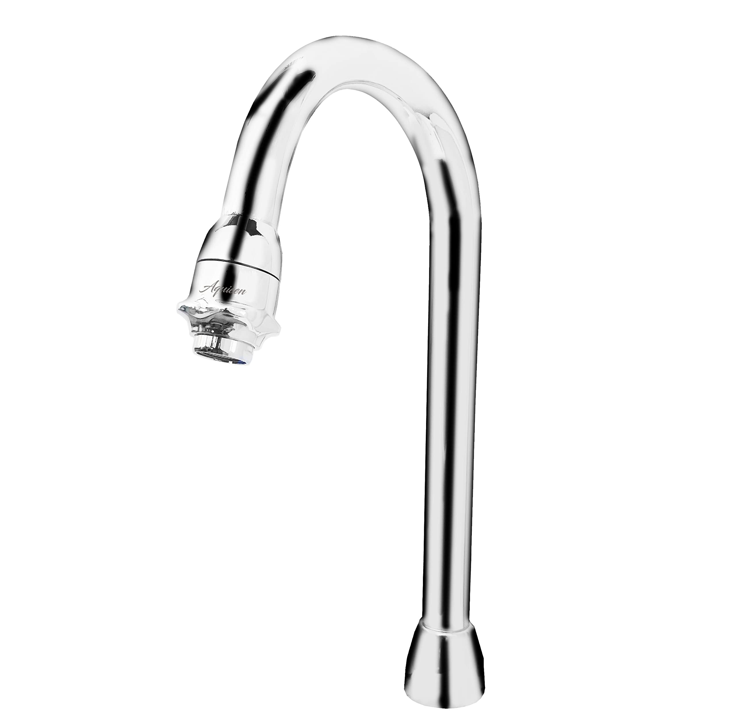 Aquieen Extended Body Tall Pillar Cock Cold Basin Tap (Mouth Operating Tap)