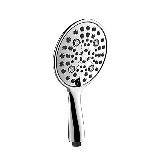 Aquieen 6" Round 6 Function Water saving Mist & Rain Shower Head (Hand Shower)