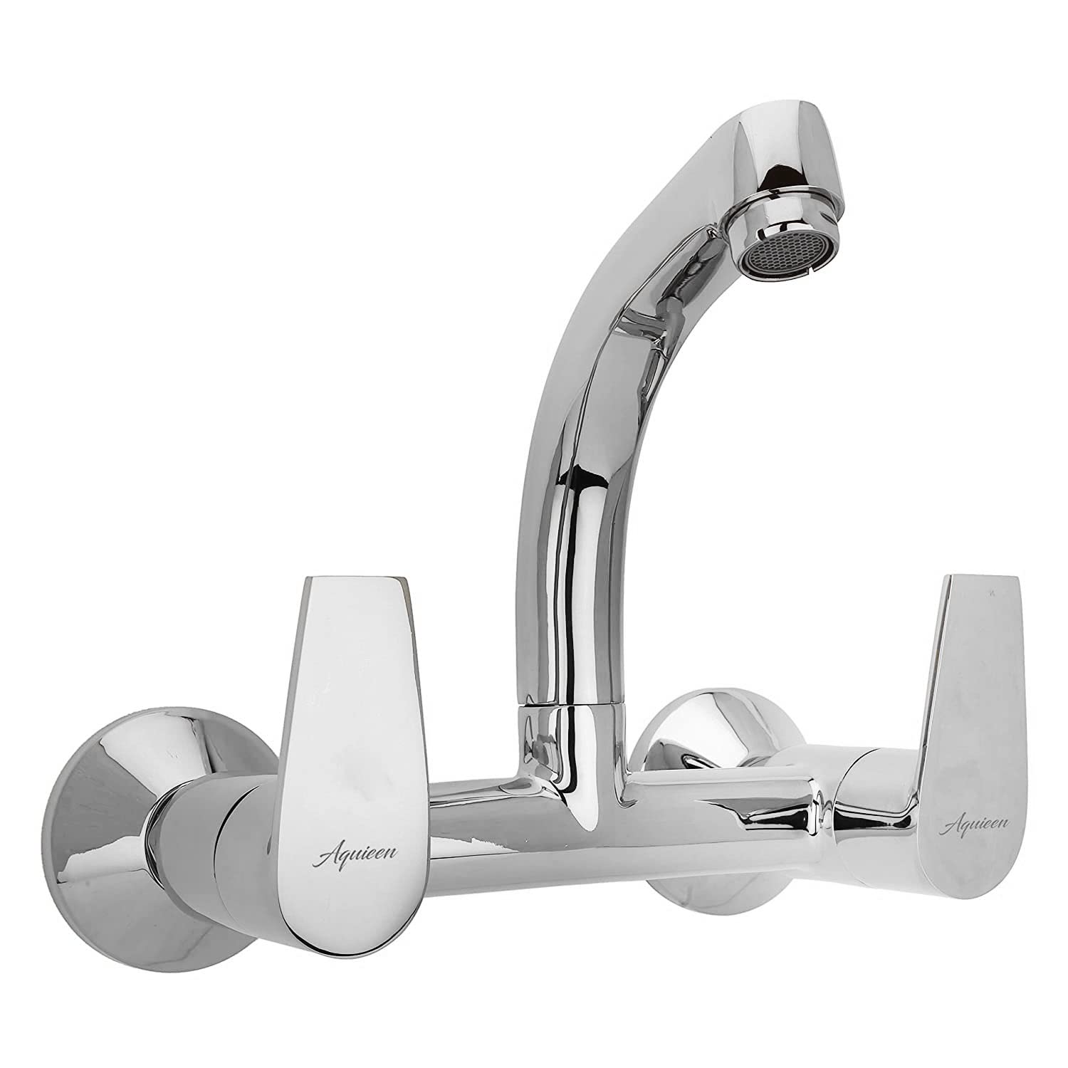 Aquieen Wall Mounted Kitchen Sink Mixer Entice Chrome