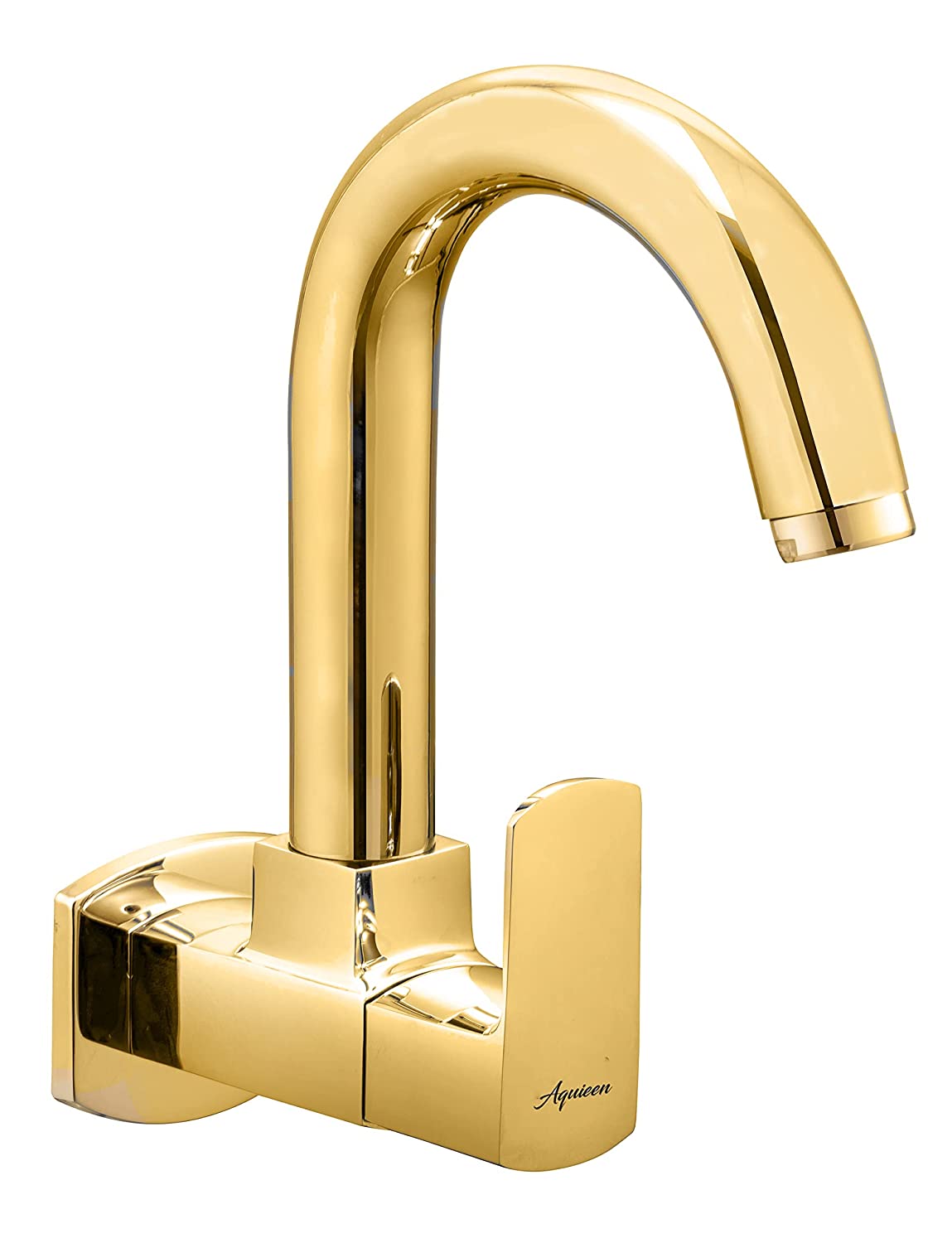Aquieen Zura Wall Mounted Sink Cock PVD Gold