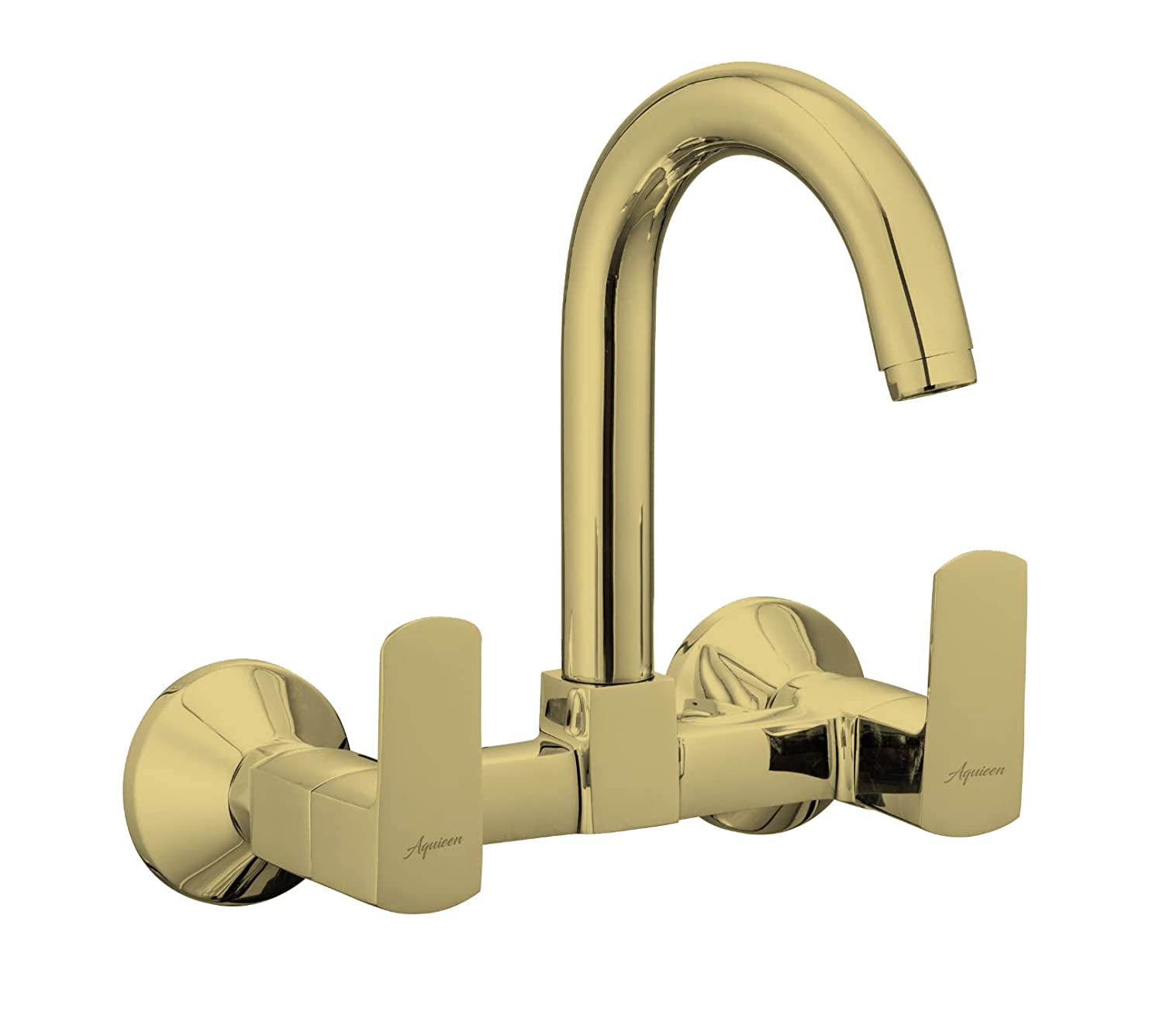 Aquieen Wall Mounted Kitchen Sink Mixer Zura PVD