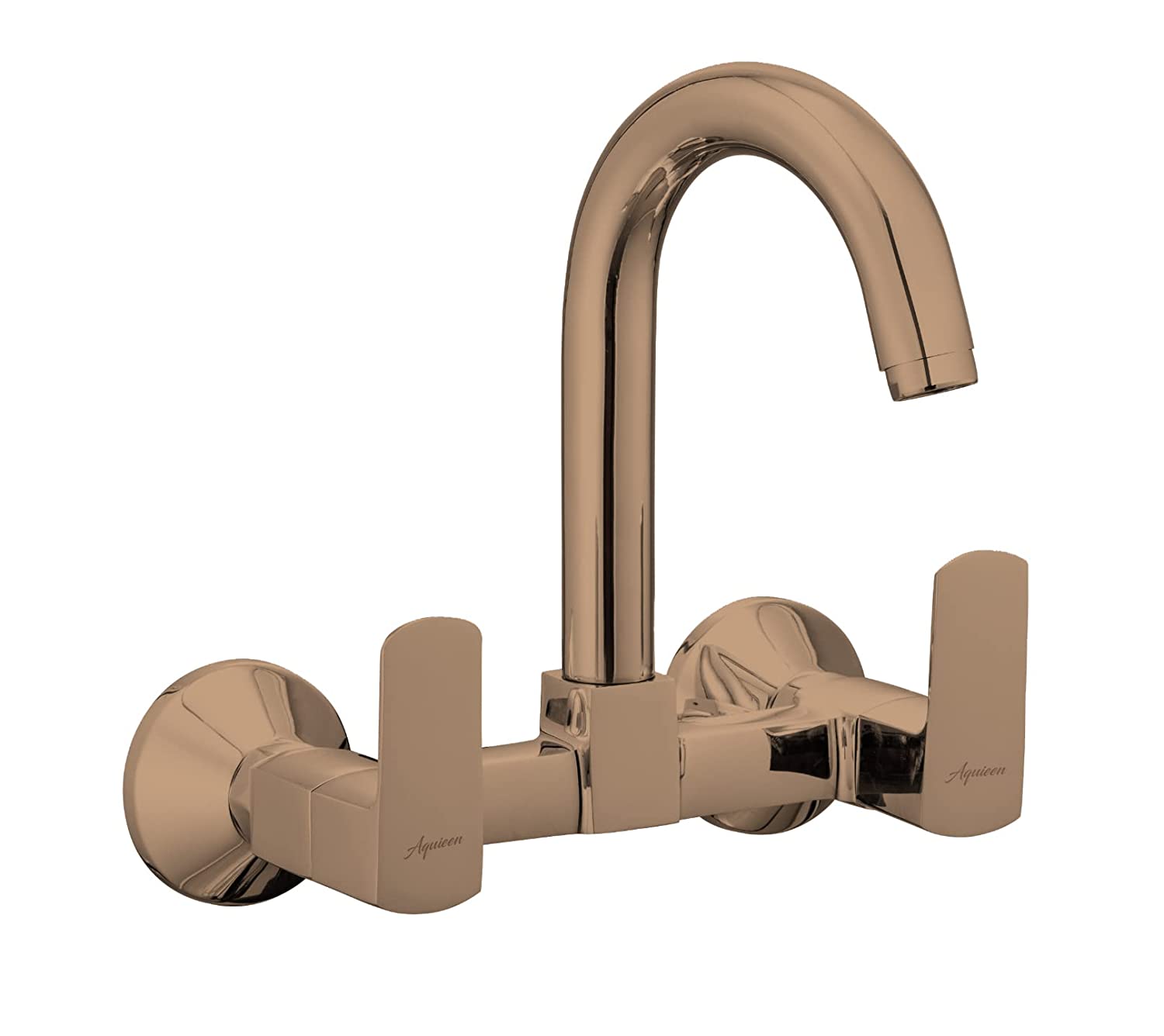 Aquieen Wall Mounted Kitchen Sink Mixer Zura PVD (Rose Gold)