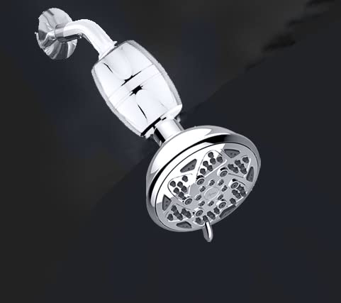 Aquieen Water Filter for Shower (Complete Set) (Overhead Star Shower 4")