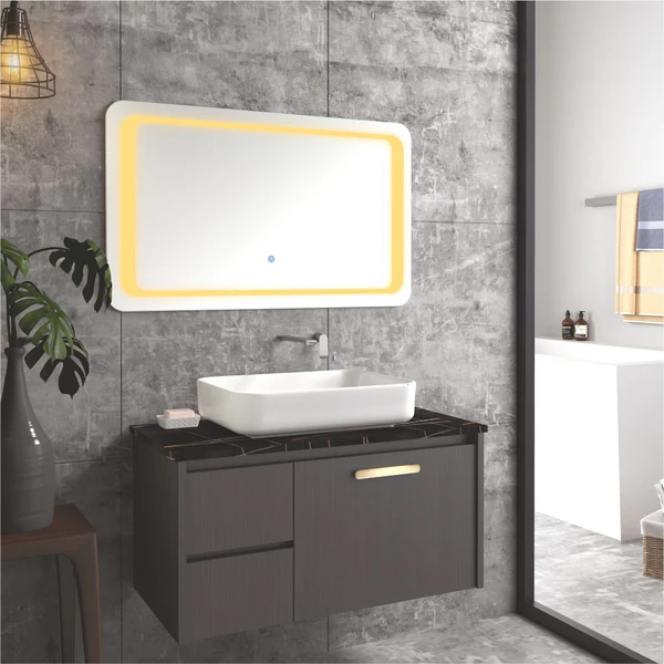 Aquieen Bathroom Wall Mounted Basin with Cabinet (8621)