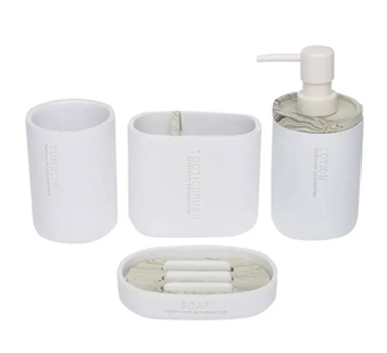 Bath Set - Natural White