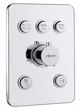 Thermostatic Diverter 5 Way - Press Button