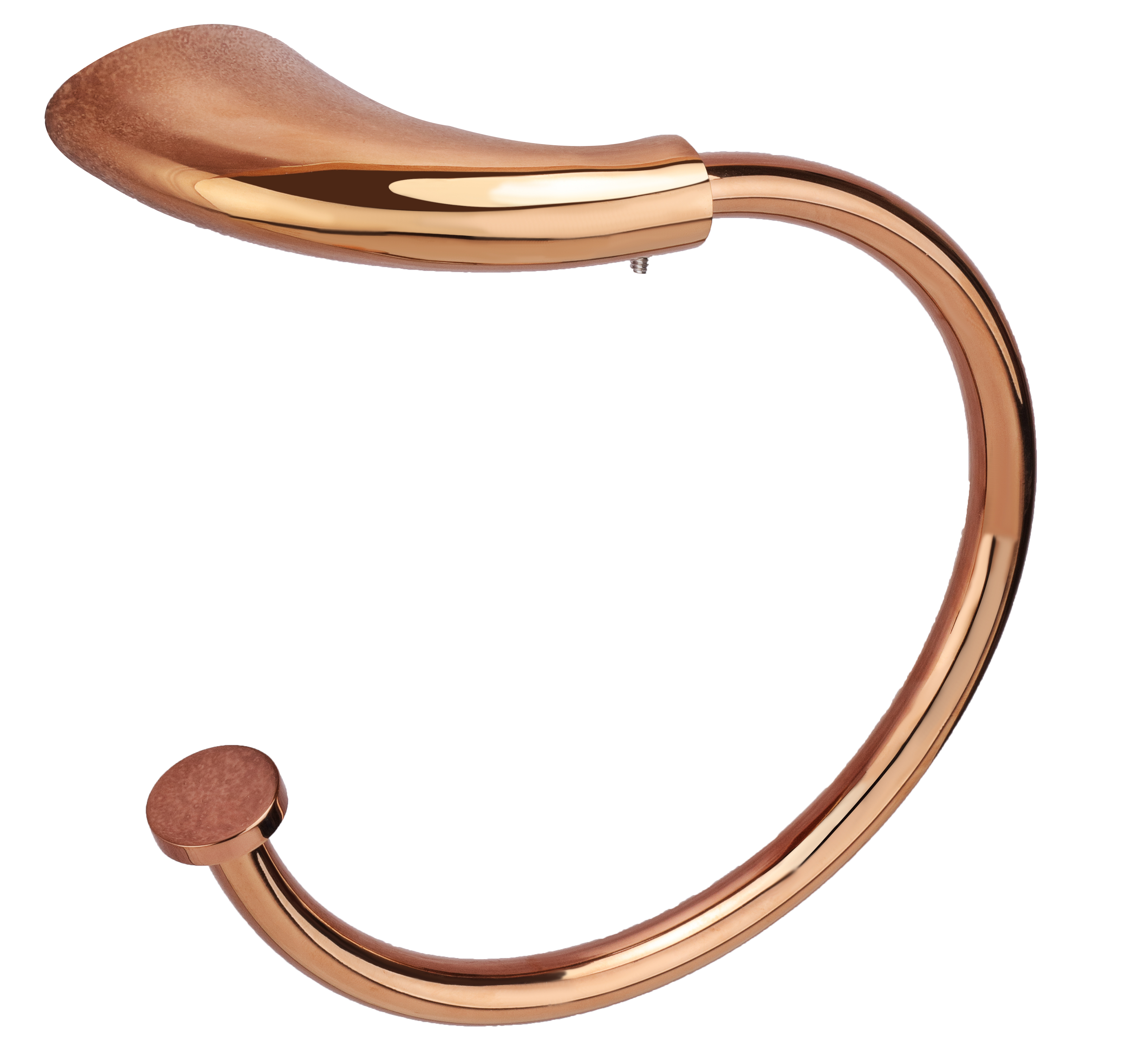 Aquieen Entice Wall Mounted Napkin Ring Brass (Rose Gold)