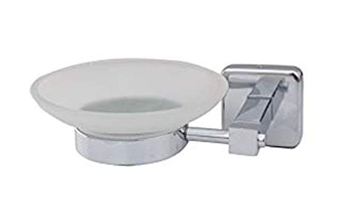 Aquieen Zura Wall Mounted Bathroom Soap Dish Brass - Chrome
