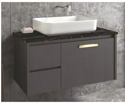 Aquieen Bathroom Wall Mounted Basin with Cabinet (8621)