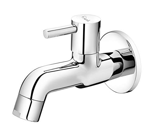 Aquieen Fluid Long Body Bib Cock with wall Flange (Chrome)